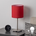 Brilagi - LED galda lampa NUBILA 1xE27/60W/230V sarkana