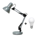 Brilagi - LED Galda lampa ROMERO 1xE27/10W/230V sudraba