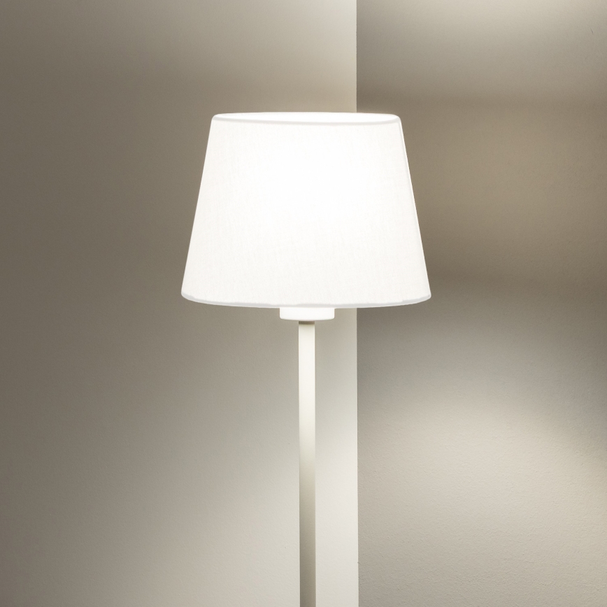 Brilagi - LED grīdas lampa CERIA 1xE27/40W/230V Ø 20,5 cm balta