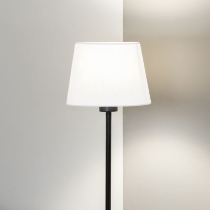 Brilagi - LED grīdas lampa CERIA 1xE27/40W/230V Ø 20,5 cm balta/melna