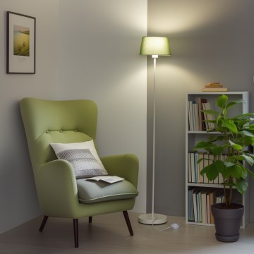 Brilagi - LED grīdas lampa CERIA 1xE27/40W/230V Ø 25 cm zaļa/balta