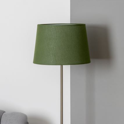 Brilagi - LED grīdas lampa CERIA 1xE27/40W/230V Ø 30 cm zaļa/matēts hroms