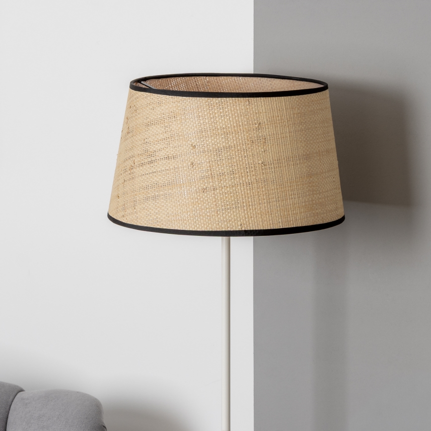 Brilagi - LED grīdas lampa CERIA 1xE27/40W/230V Ø 35 cm bēša/balta