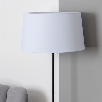 Brilagi - LED grīdas lampa CERIA 1xE27/40W/230V Ø 45 cm balta/melna
