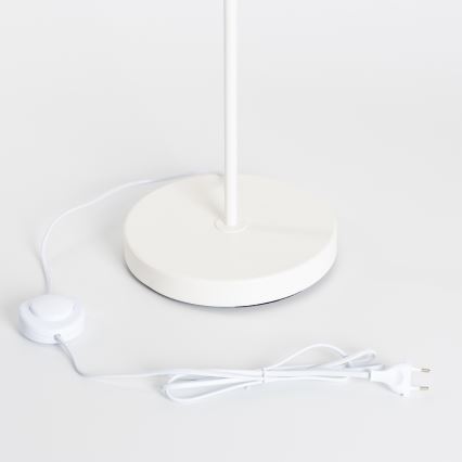 Brilagi - LED grīdas lampa CERIA 1xE27/40W/230V Ø 45 cm pelēka/balta