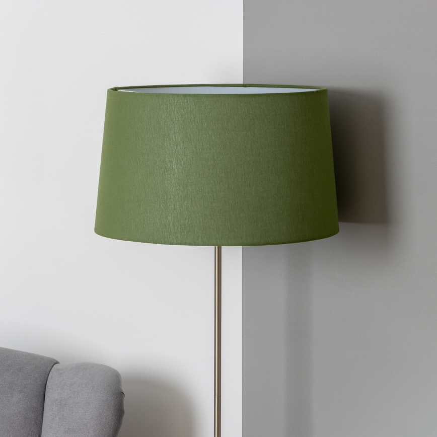 Brilagi - LED grīdas lampa CERIA 1xE27/40W/230V Ø 45 cm zaļa/matēts hroms