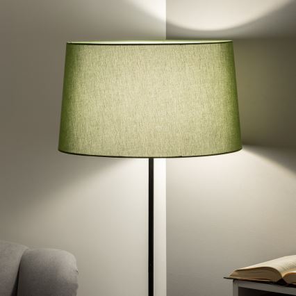 Brilagi - LED grīdas lampa CERIA 1xE27/40W/230V Ø 45 cm zaļa/melna