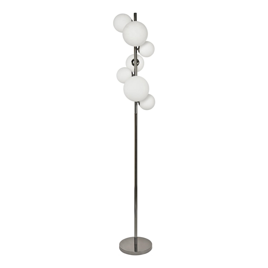 Brilagi - LED Grīdas stāvlampa MILLA 7xG9/3W/230V spīdīgi hromēts/balta