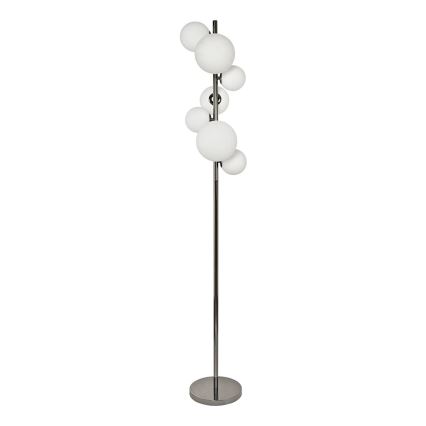 Brilagi - LED Grīdas stāvlampa MILLA 7xG9/3W/230V spīdīgi hromēts/balta