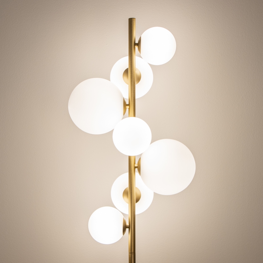 BRILAGI - LED Grīdas stāvlampa MILLA 7xG9/3W/230V zelta/balta