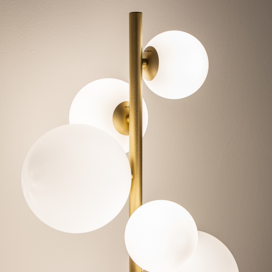 BRILAGI - LED Grīdas stāvlampa MILLA 7xG9/3W/230V zelta/balta