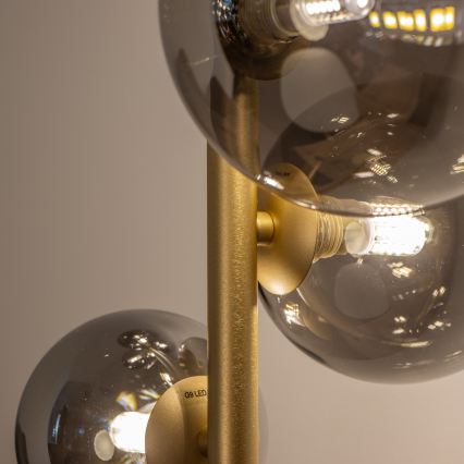 BRILAGI - LED Grīdas stāvlampa MILLA 7xG9/3W/230V zelta/dūmakains