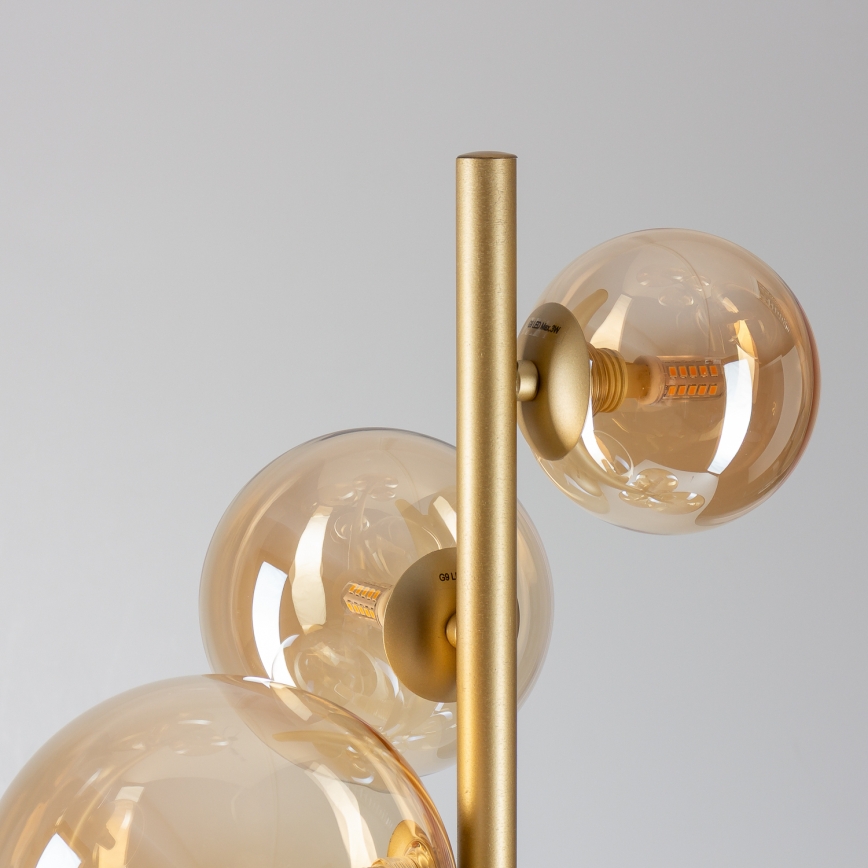 BRILAGI - LED Grīdas stāvlampa MILLA 7xG9/3W/230V zelta