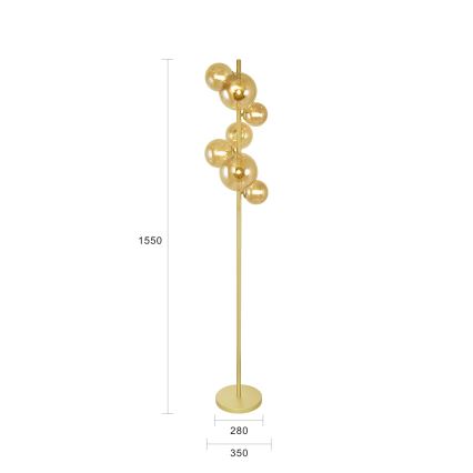 Brilagi - LED Grīdas stāvlampa MILLA 7xG9/3W/230V zelta