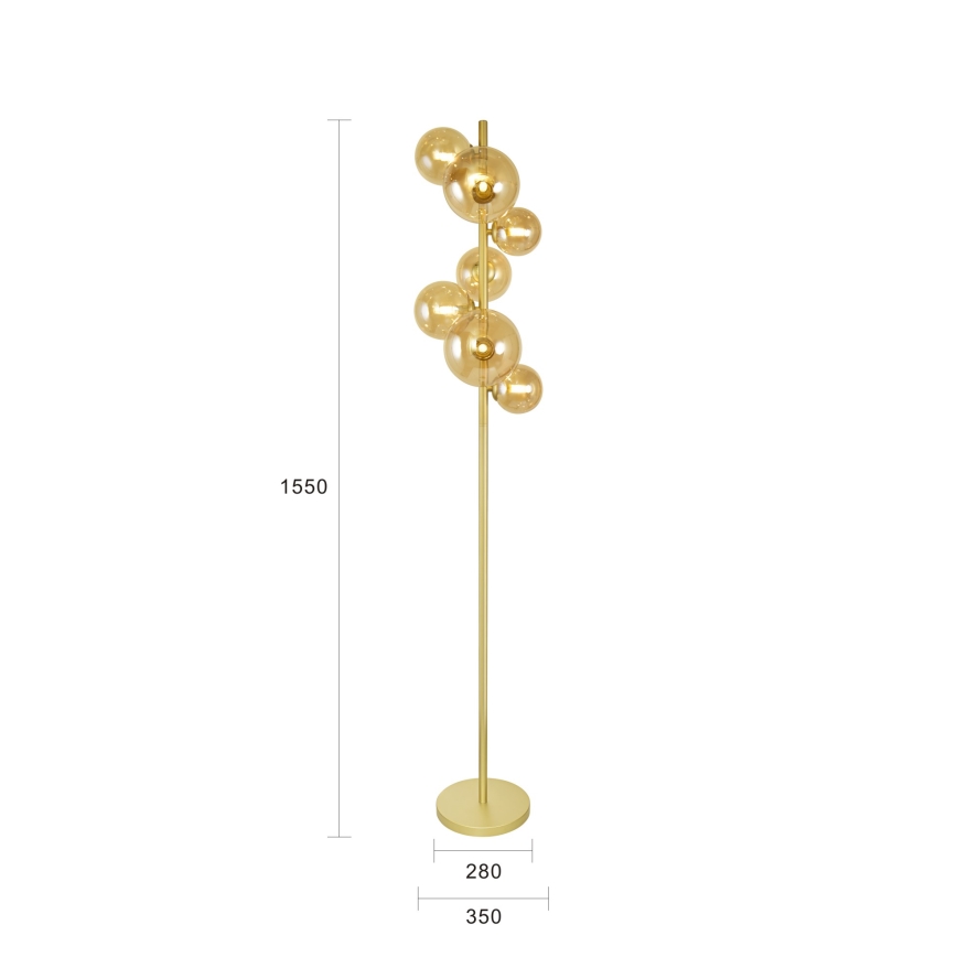 Brilagi - LED Grīdas stāvlampa MILLA 7xG9/3W/230V zelta