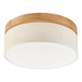 Brilagi - LED Griestējs BELLADONNA LED/20W/230V diametrs 30 cm krēmveida/dub