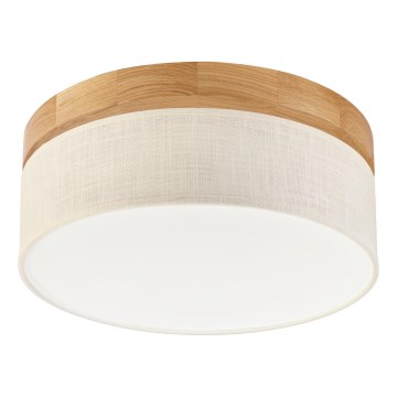 Brilagi - LED Griestējs BELLADONNA LED/20W/230V diametrs 30 cm krēmveida/dub