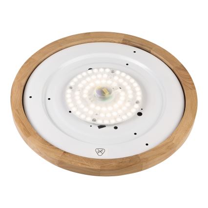 Brilagi - LED Griestējs BELLADONNA LED/36W/230V diametrs 50 cm balts/ozols