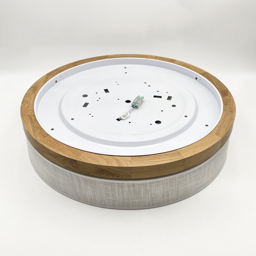 Brilagi - LED Griestējs BELLADONNA LED/36W/230V diametrs 50 cm balts/ozols