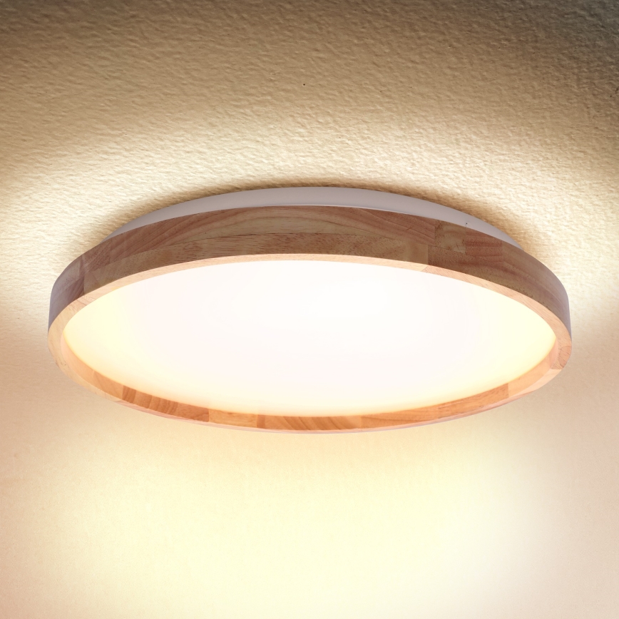 Brilagi - LED griestu gaismeklis ALSON LED/24W/230V Ø 29,5 cm ozols