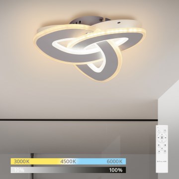 Brilagi - LED griestu gaismeklis ar regulējamu spilgtumu MODERN MINI LED/49W/230V 3000-6000K 30x30 cm + ar tālvadības pulti