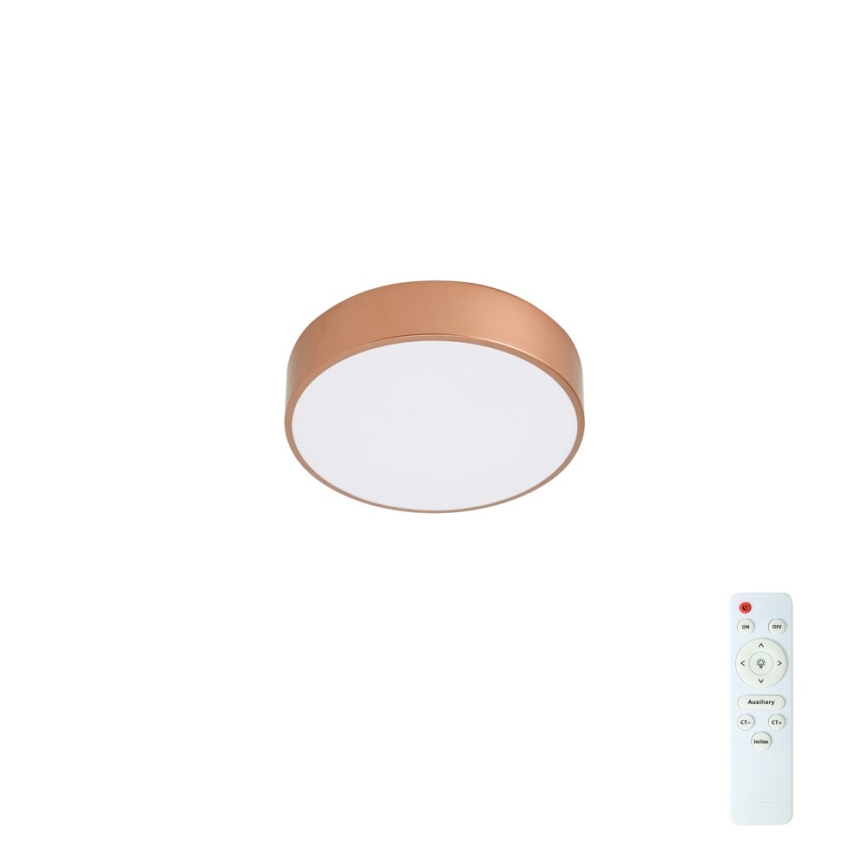 BRILAGI - LED regulējams griestu gaismeklis POOL LED/24W/230V 3000-6000K Ø 20 cm miedzains + tālvadība