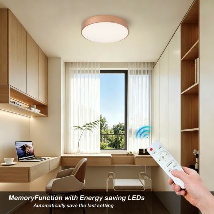 BRILAGI - LED aptumšojama griestu lampa POOL LED/48W/230V 3000-6000K Ø 40 cm bronzas krāsa + tālvadības pults