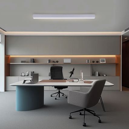 Brilagi - LED griestu lampa ar regulējamu spilgtumu SLEEKLINE SMART LED/40W/230V 3000-6000K Wi-Fi Tuya sudraba + tālvadības pults