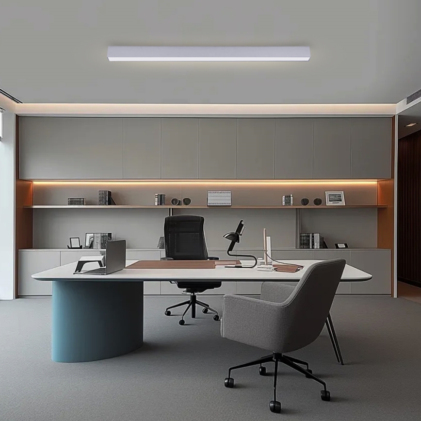 Brilagi - LED griestu lampa ar regulējamu spilgtumu SLEEKLINE SMART LED/40W/230V 3000-6000K Wi-Fi Tuya sudraba + tālvadības pults