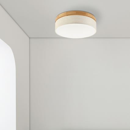 Brilagi - LED Griestu gaismeklis BELLADONNA LED/36W/230V 40 cm krēmais/ozols
