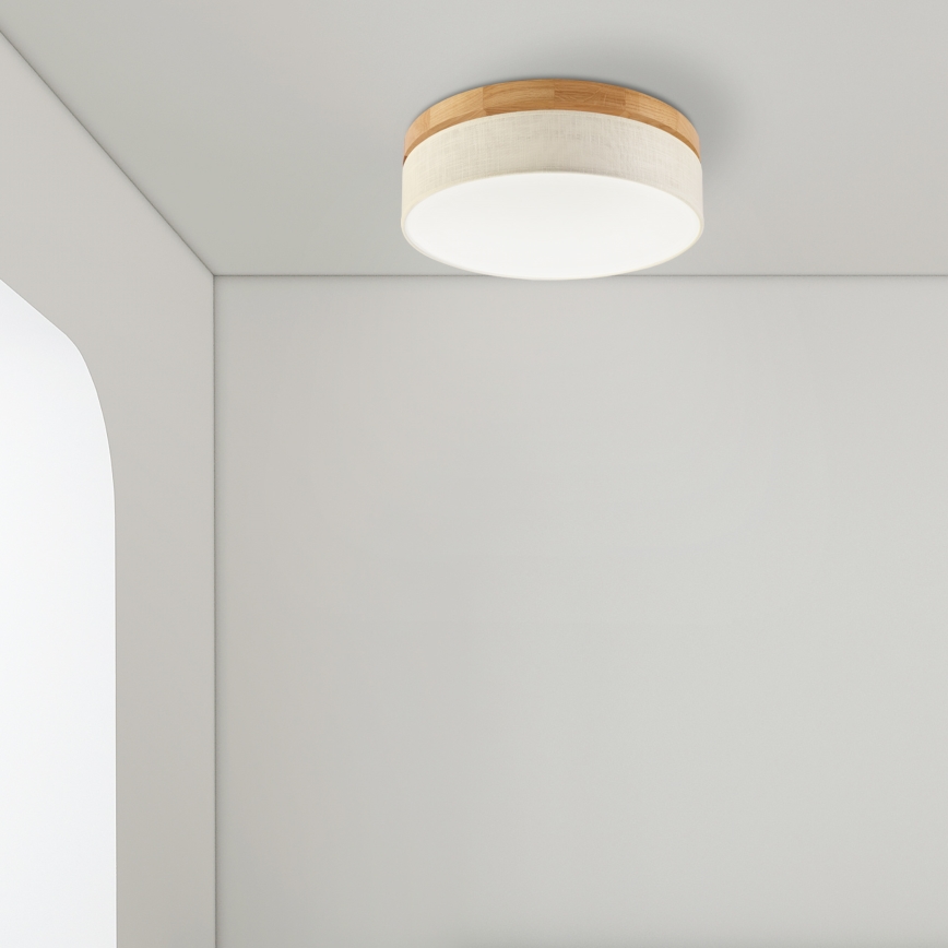 Brilagi - LED Griestu gaismeklis BELLADONNA LED/36W/230V 40 cm krēmais/ozols