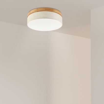 Brilagi - LED Griestu gaismeklis BELLADONNA LED/36W/230V 40 cm krēmais/ozols