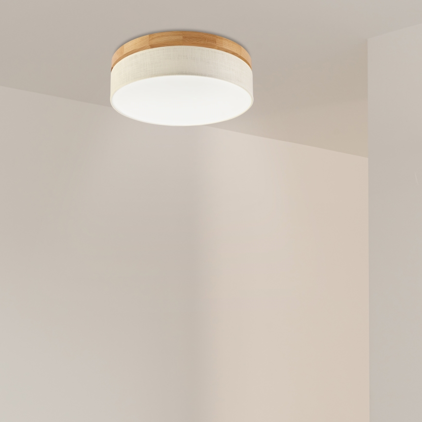 Brilagi - LED Griestu gaismeklis BELLADONNA LED/36W/230V 40 cm krēmais/ozols