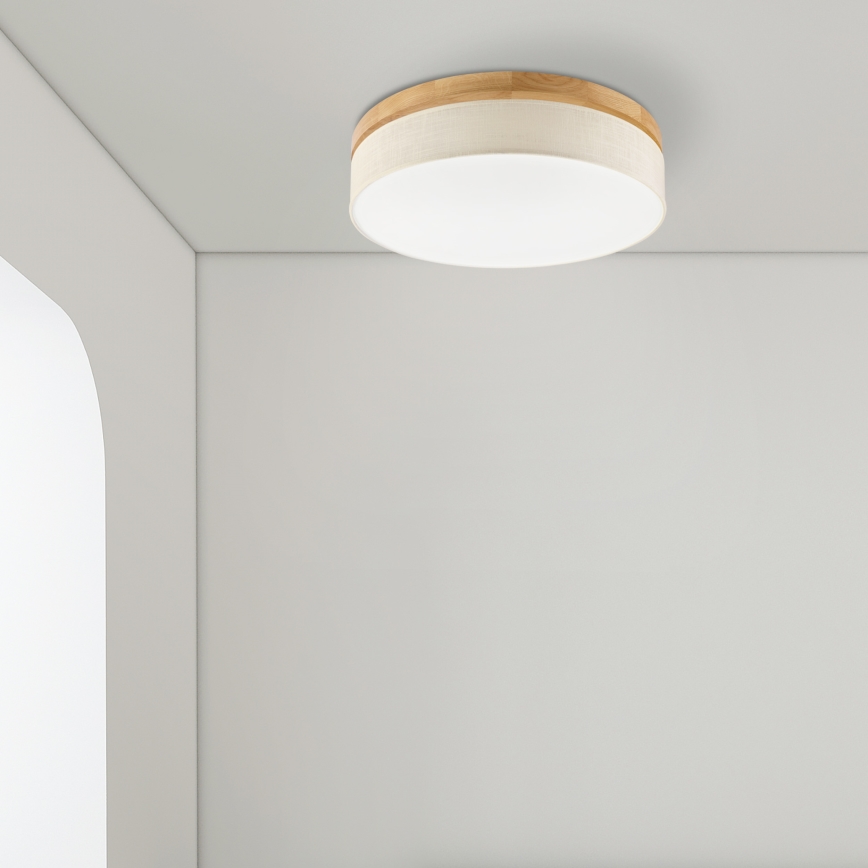 Brilagi - LED griestu gaismeklis BELLADONNA LED/36W/230V Ø 50 cm krēmkrāsas/ozols