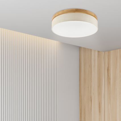 Brilagi - LED griestu gaismeklis BELLADONNA LED/36W/230V Ø 50 cm krēmkrāsas/ozols