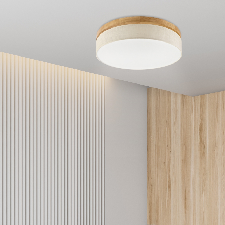 Brilagi - LED griestu gaismeklis BELLADONNA LED/36W/230V Ø 50 cm krēmkrāsas/ozols