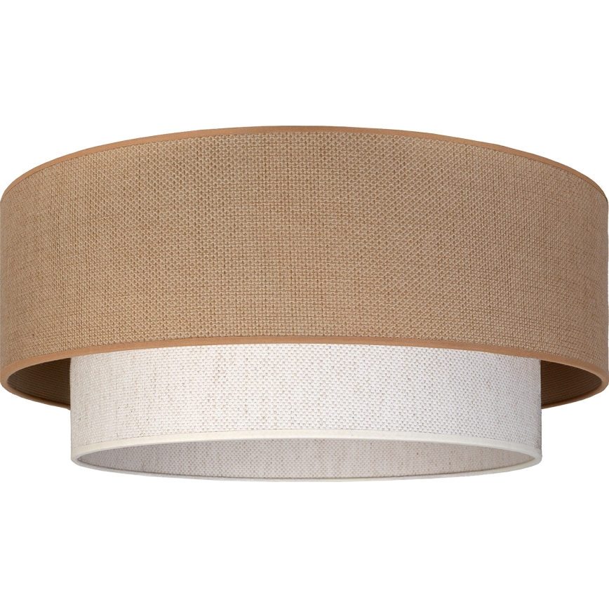 Brilagi - LED griestu gaismeklis BOHO ECO 1xE27/10W/230V Ø 40 cm bēšs/krēmkrāsains