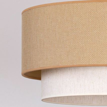 Brilagi - LED griestu gaismeklis BOHO ECO 1xE27/10W/230V Ø 40 cm bēšs/krēmkrāsains