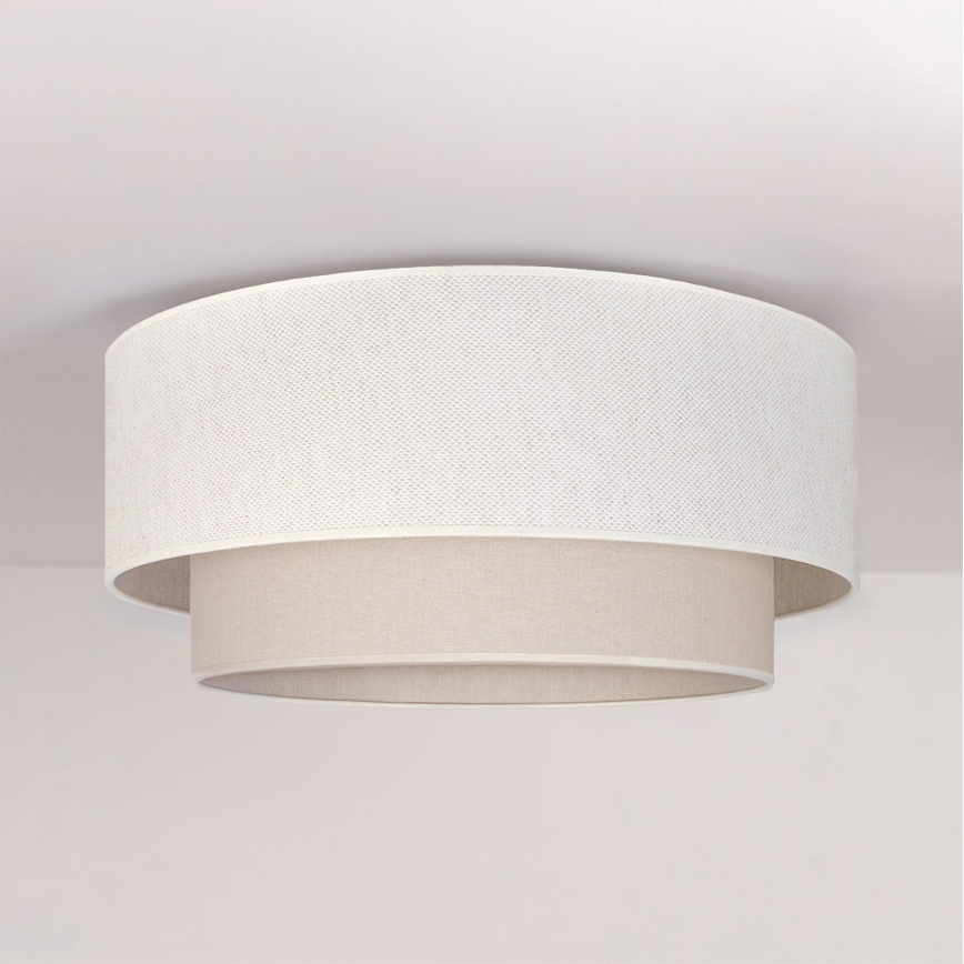 Brilagi - LED griestu gaismeklis BOHO ECO 1xE27/10W/230V Ø 40 cm krēmkrāsā