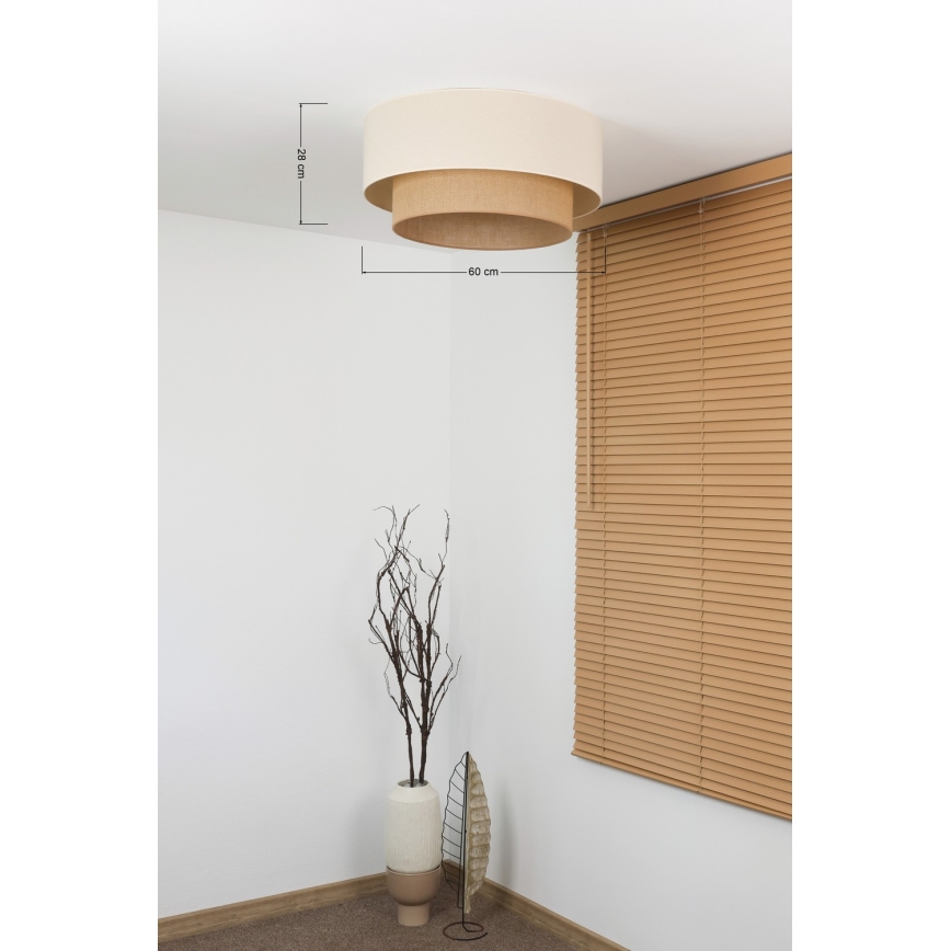 Brilagi - LED griestu gaismeklis BOHO stils, 3×E27 / 15W / 230V, Ø 60 cm