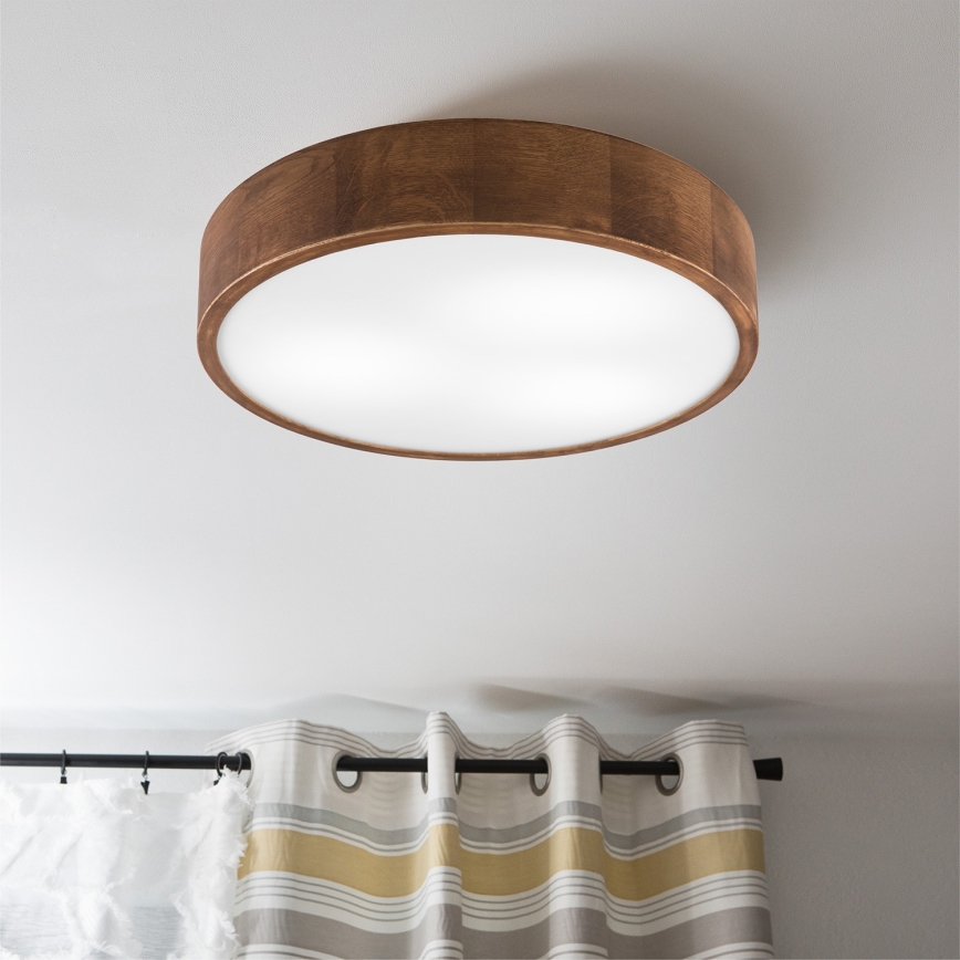 Brilagi - LED griestu gaismeklis CARVALHO 3xE27/15W/230V ozols/ķirsis Ø 47 cm