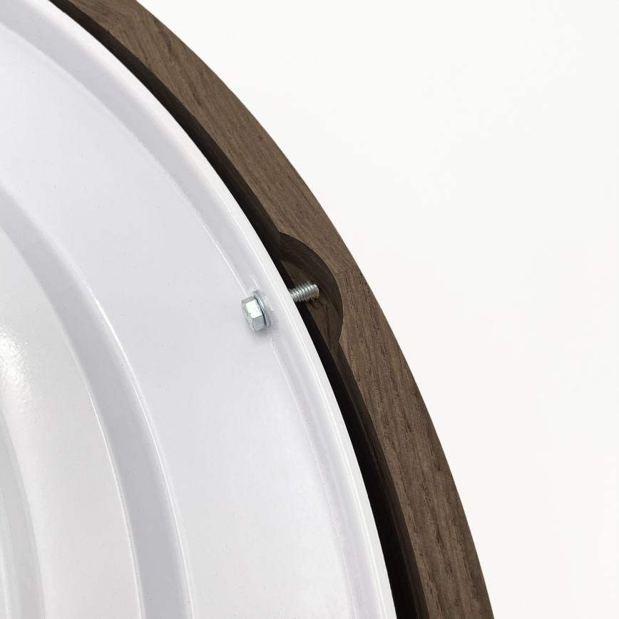 Brilagi - LED griestu gaismeklis CARVALHO 4xE27/60W/230V ozols/valrieksts Ø 57,5 cm