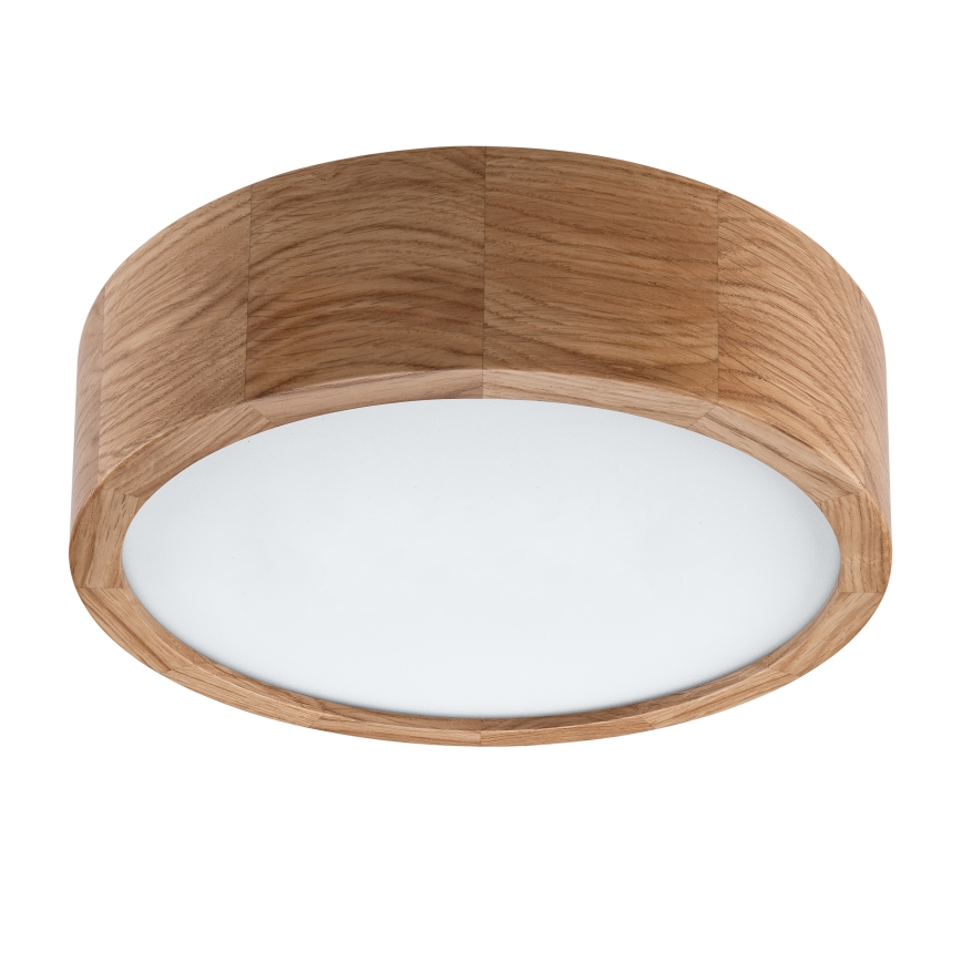 Brilagi - LED griestu gaismeklis CARVALHO LED/20W/230V, ozola apdare, Ø 27,5 cm