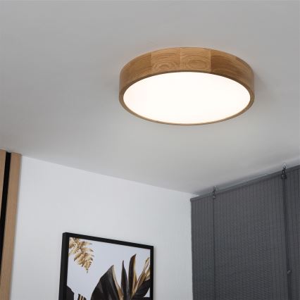 Brilagi - LED griestu gaismeklis CARVALHO LED/36W/230V ozols pr. 47,5 cm