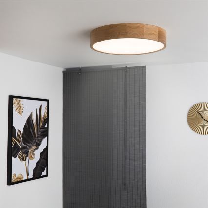 Brilagi - LED griestu gaismeklis CARVALHO LED/36W/230V ozols pr. 47,5 cm