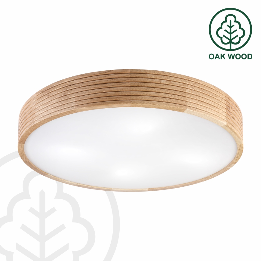 BRILAGI - LED griestu gaismeklis CARVALHO MODERN 4xE27/60W/230V ozola Ø 57,5 cm