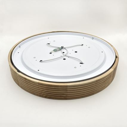 BRILAGI - LED griestu gaismeklis CARVALHO MODERN 4xE27/60W/230V ozola Ø 57,5 cm