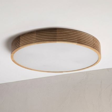 Brilagi - LED griestu gaismeklis CARVALHO MODERN 4xE27/60W/230V ozols Ø 57,5 cm