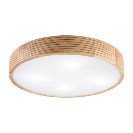 Brilagi - LED griestu gaismeklis CARVALHO MODERN 4xE27/60W/230V ozols Ø 57,5 cm