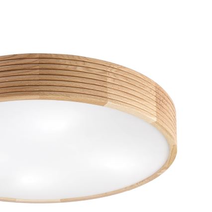 Brilagi - LED griestu gaismeklis CARVALHO MODERN 4xE27/60W/230V ozols Ø 57,5 cm